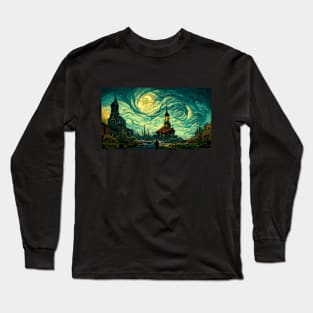 The Sky of Vincent Van Gogh (day20） Long Sleeve T-Shirt